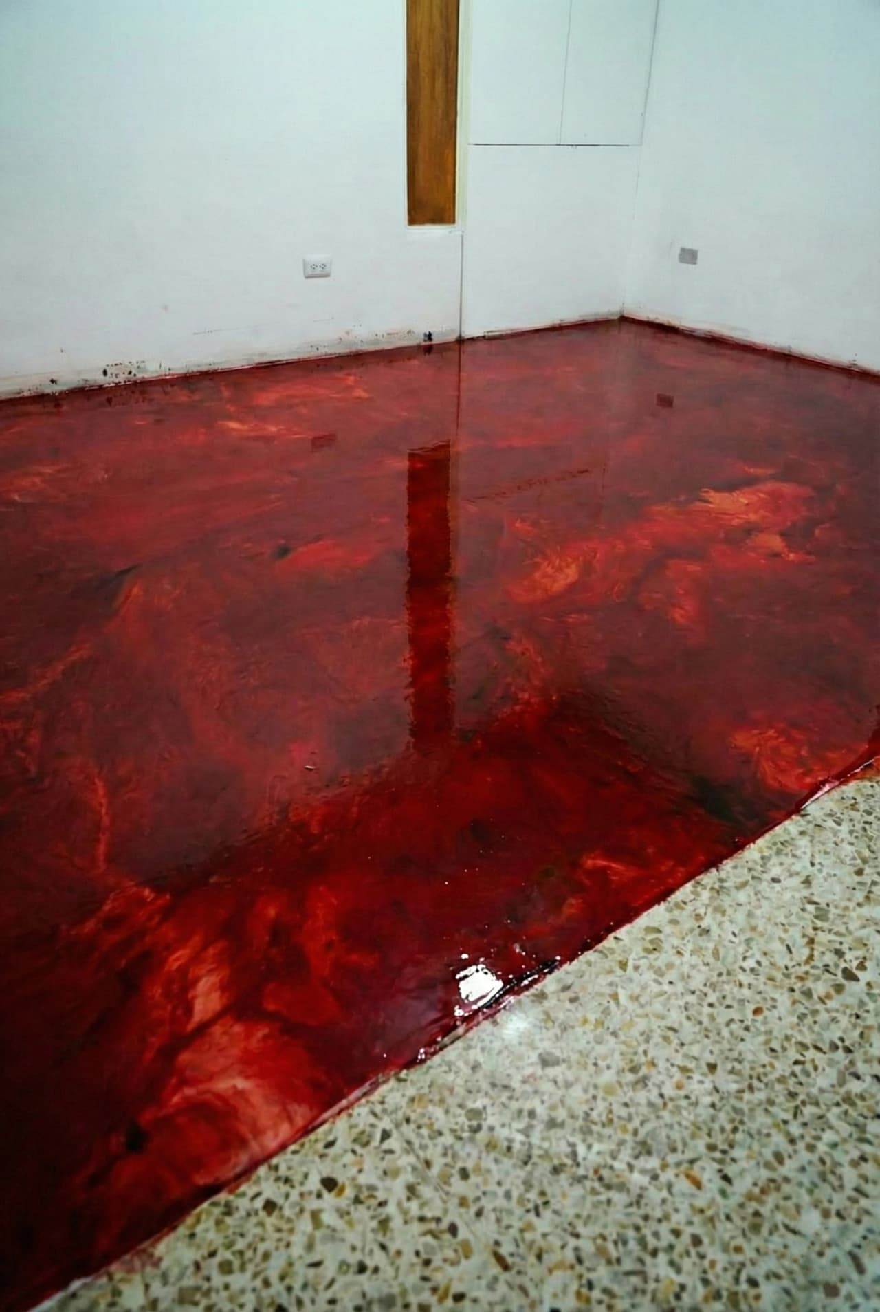 Piso Epóxico Rojo Magma